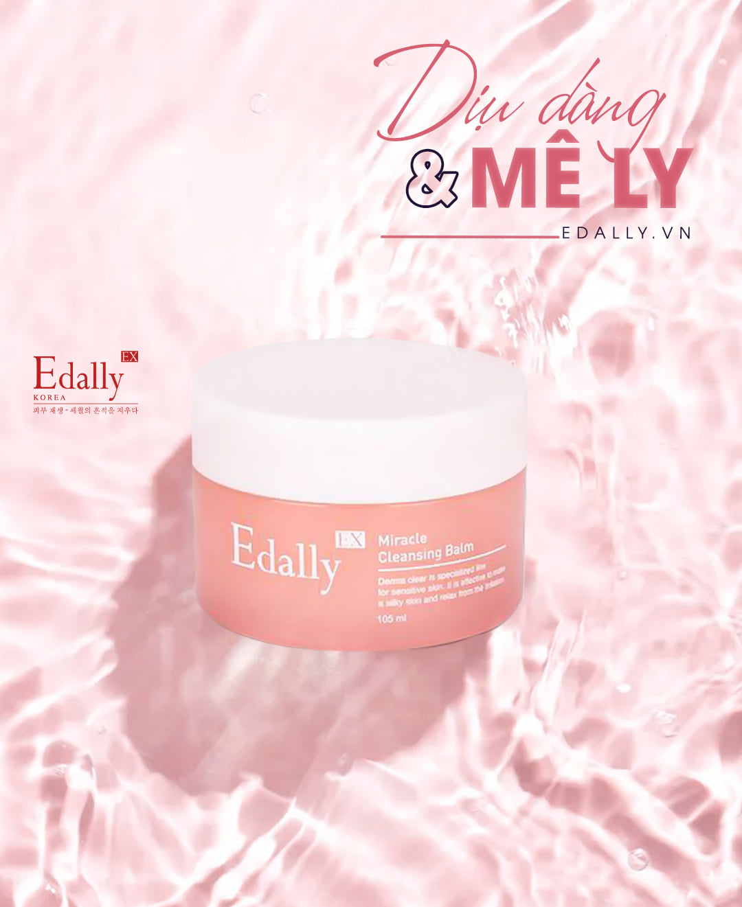 Sáp tẩy trang dưỡng ẩm Edally EX